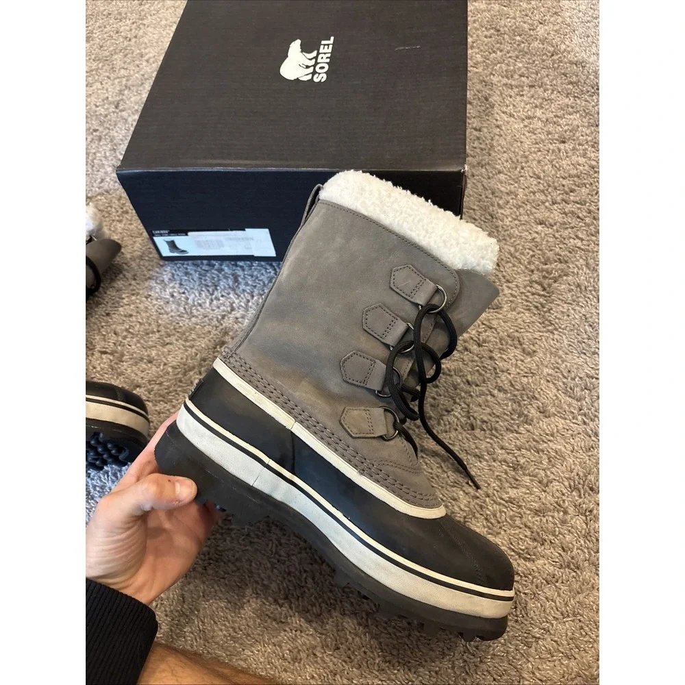 Sorel Caribou Snow Boots Waterproof Lined Women's Sz 8  *WORN ONLY 2x* EUC